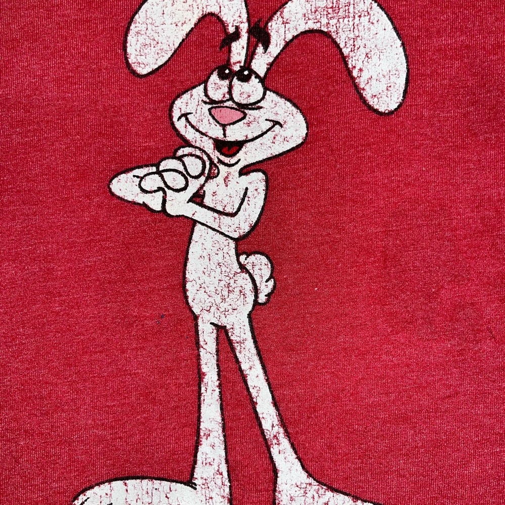 Kids Red Trix Rabbit T-Shirt - Picture 2 of 6